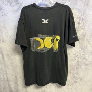Vintage Taser T Shirt Mens XL 23.5x29 Black Short Sleeve